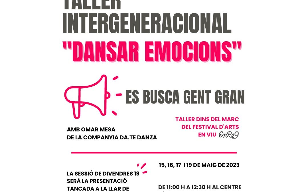 Taller Intergeneracional «Dansar Emocions».